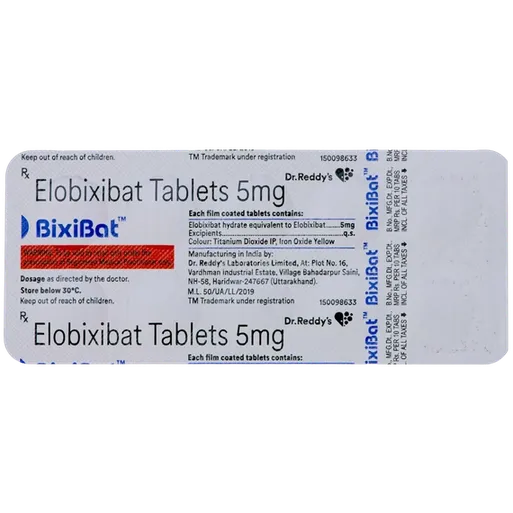 bixibat 5mg tablet 10's